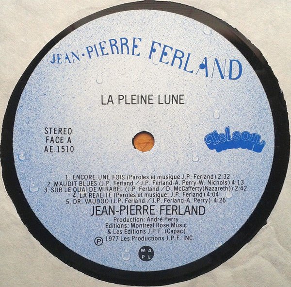 La Pleine Lune Jean-Pierre Ferland