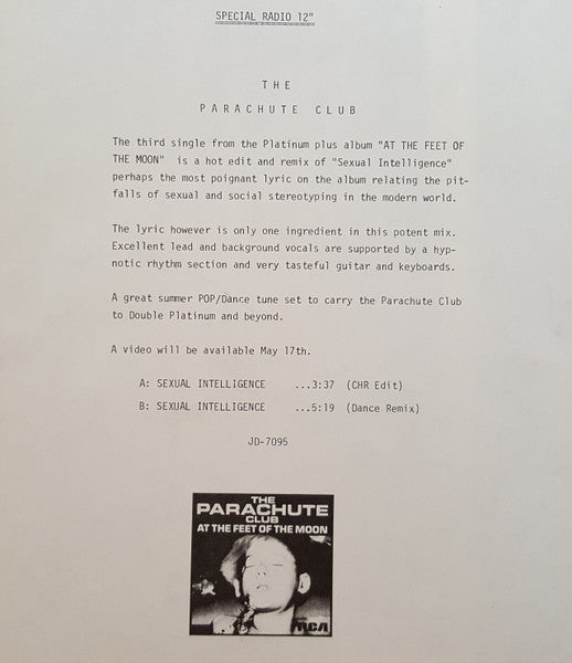 Sexual Intelligence The Parachute Club
