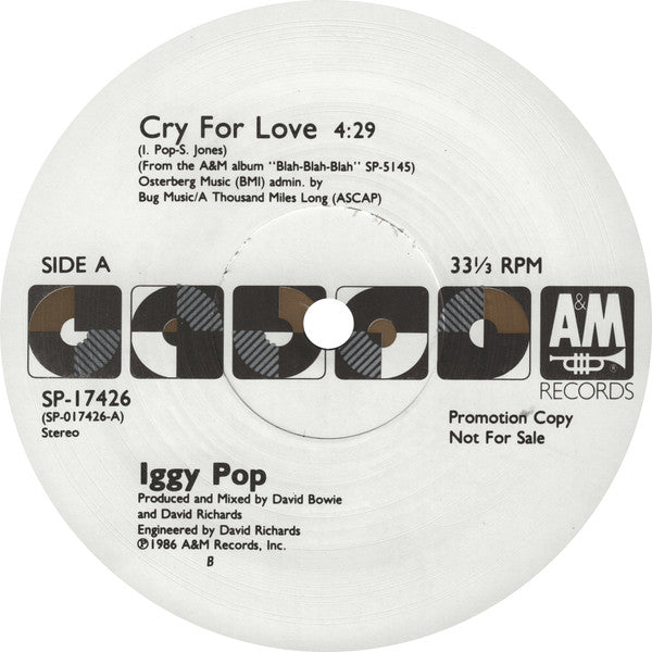 Cry For Love Iggy Pop