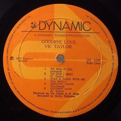 Goodbye Love Vic Taylor