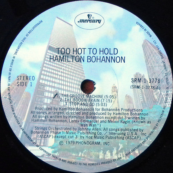 Too Hot To Hold Hamilton Bohannon