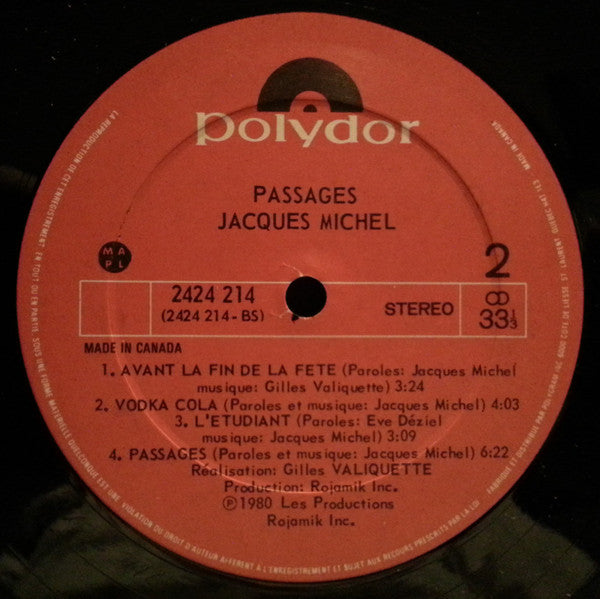 Passages Jacques Michel