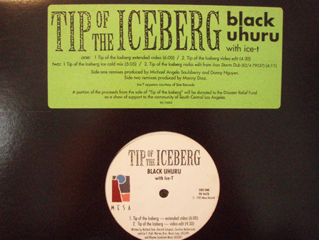 La pointe de l'iceberg 2 Uhuru noir, Ice-T