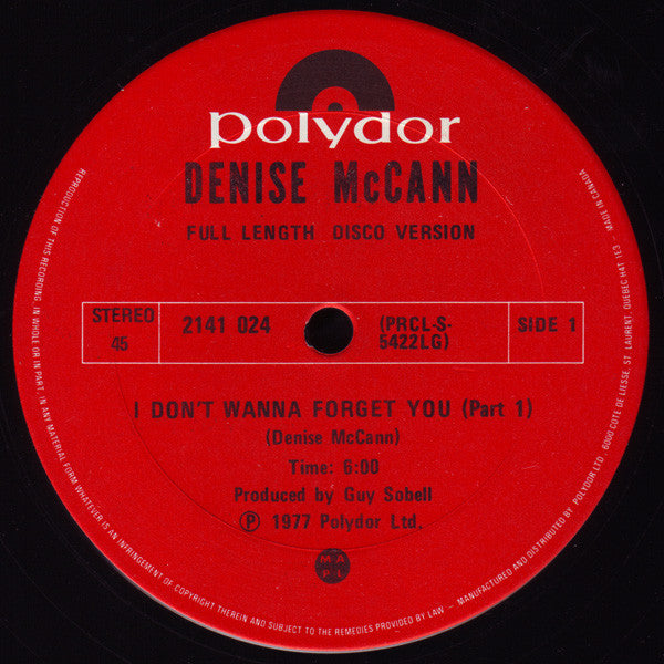 I Don't Wanna Forget You