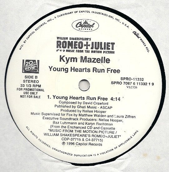 Les jeunes cœurs courent librement Kym Mazelle