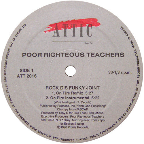 Rock Dis Funky Joint Poor Righteous Teachers