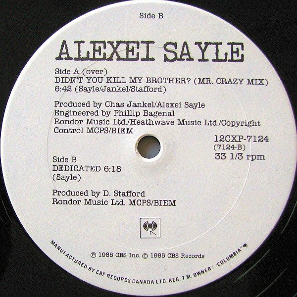 N'as-tu pas tué mon frère ? Alexeï Sayle