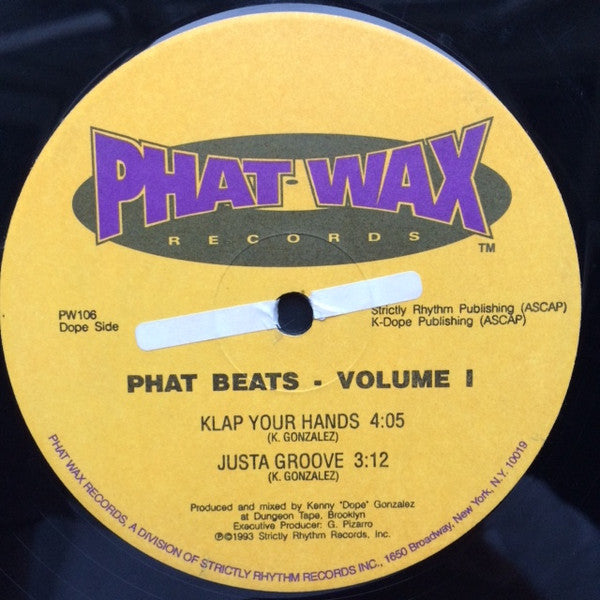 Phat Beats - Volume 1 Kenny "Dope" Gonzalez