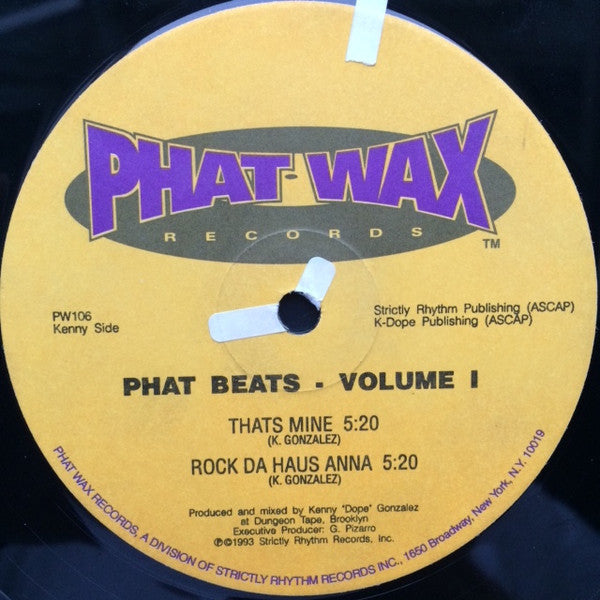 Phat Beats - Volume 1 Kenny "Dope" Gonzalez