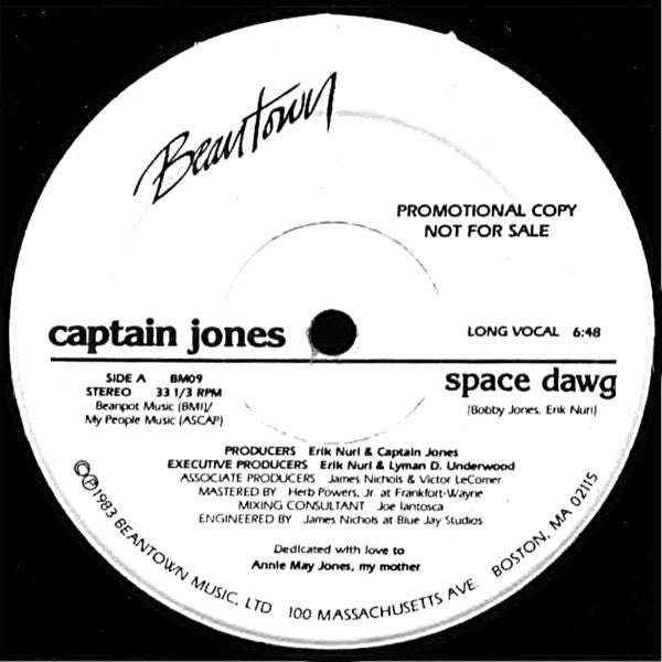 Chien de l'espace Capitaine Jones