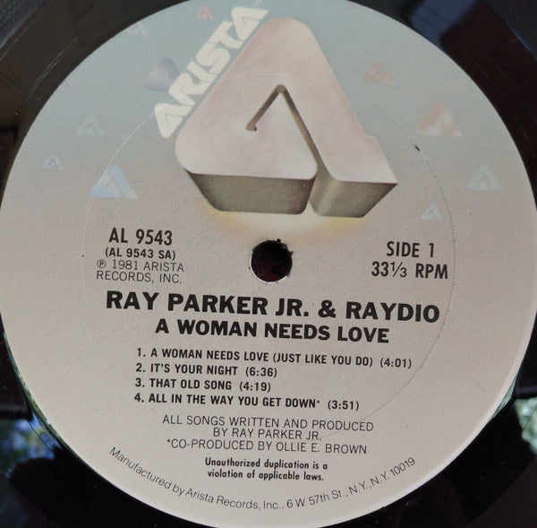 Une femme a besoin d'amour Ray Parker Jr., Radiodio