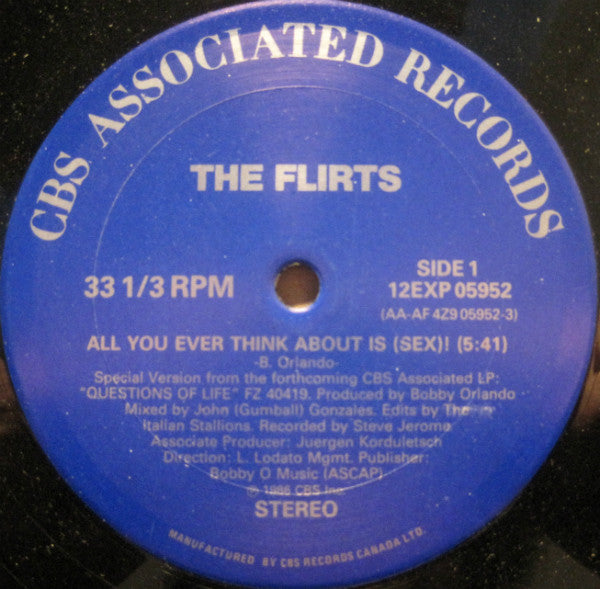 All You Ever Think About Is (Sex) 2 The Flirts
