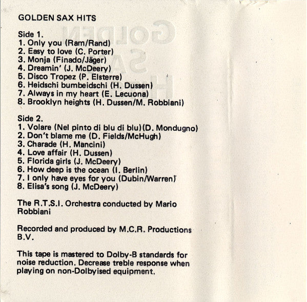 Golden Sax Hits | Rectangle Triangle  