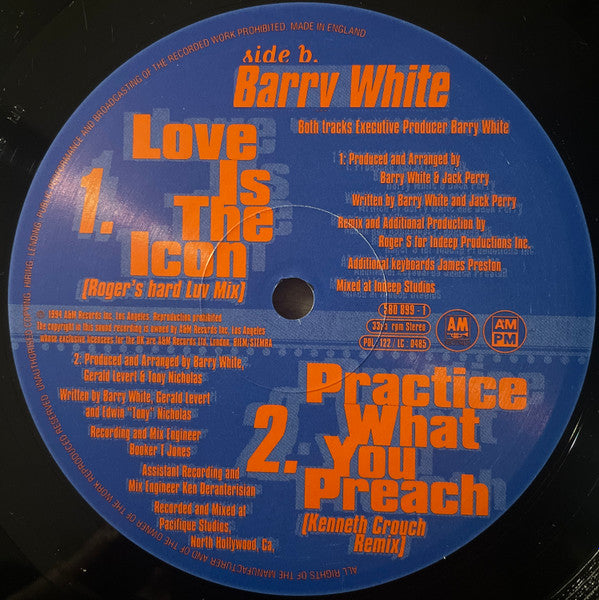 Practice What You Preach (The R&B Mixes) / Love Is The Icon (Roger Sanchez Mixes) | Rectangle Triangle  