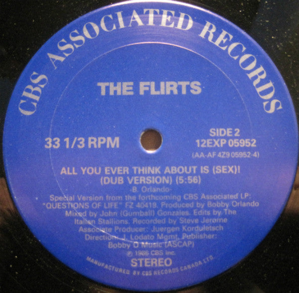All You Ever Think About Is (Sex) 2 The Flirts