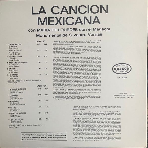 La Canción Mexicana | Rectangle Triangle  