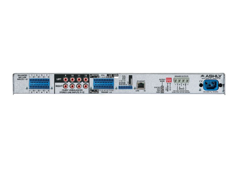 Ashly MXA-1502 Four Zones Mixer and DSP plus 2x 150W of Power and Programmable Mic Preamplifiers