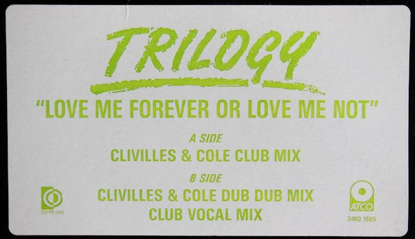 Love Me Forever Or Love Me Not | Rectangle Triangle  