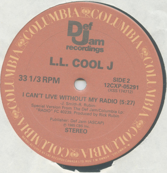 I Can Give You More / I Can't Live Without My Radio LL Cool J