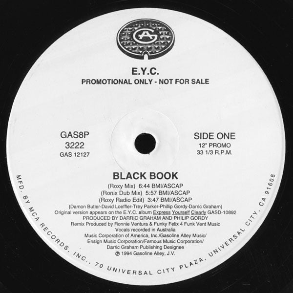 Black Book 2 E.Y.C.