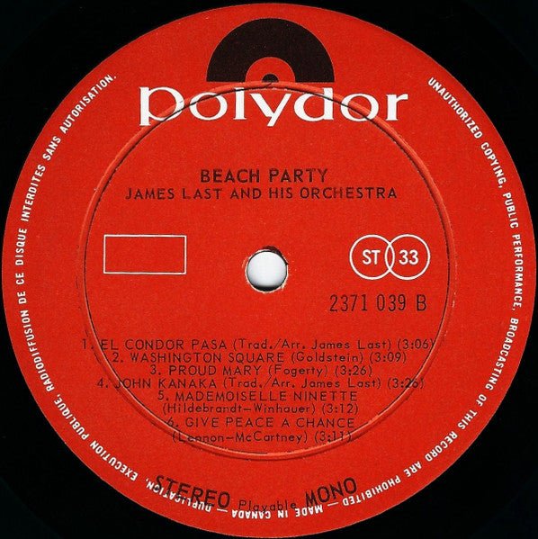 Beach Party James Last