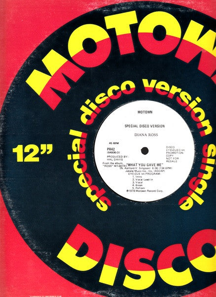 What You Gave Me Diana Ross