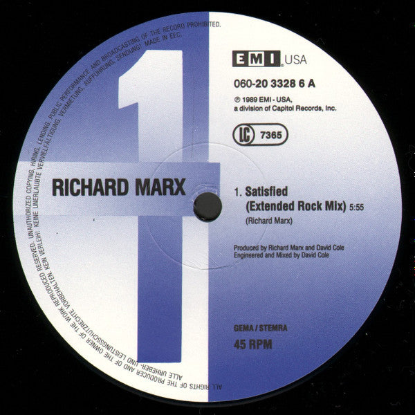 Satisfied 5 Richard Marx