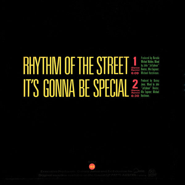 Rhythm Of The Street / It's Gonna Be Special | Rectangle Triangle  