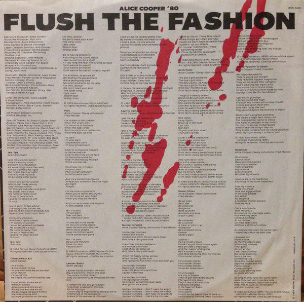Flush The Fashion Alice Cooper (2)
