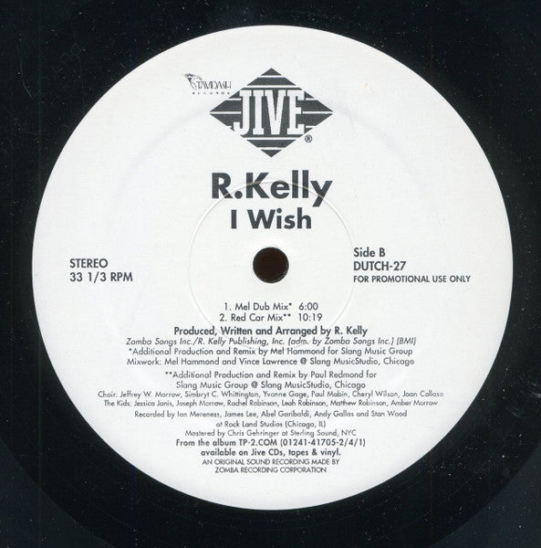 I Wish (Dance Mixes) R. Kelly