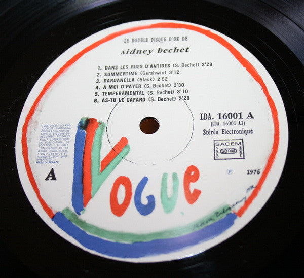 Le Double Disque D'or De Sidney Bechet | Rectangle Triangle