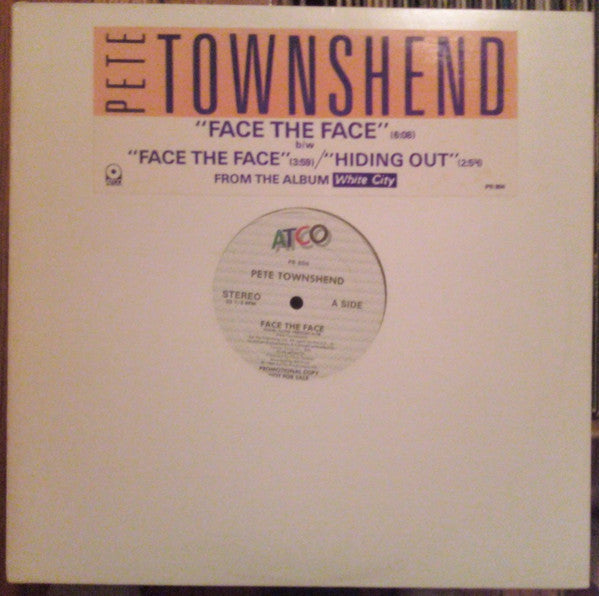 Face The Face Pete Townshend