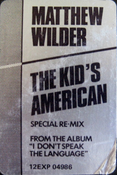 L'Américain du Kid Matthieu Wilder