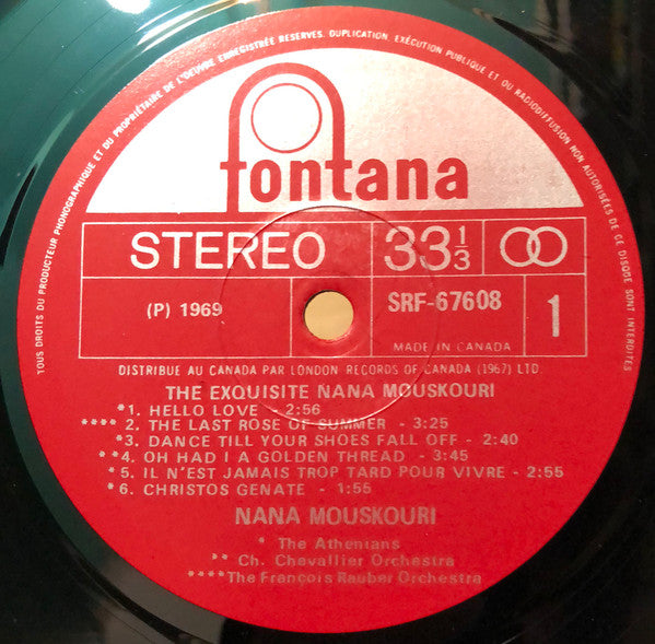The Exquisite Nana Mouskouri | Rectangle Triangle  