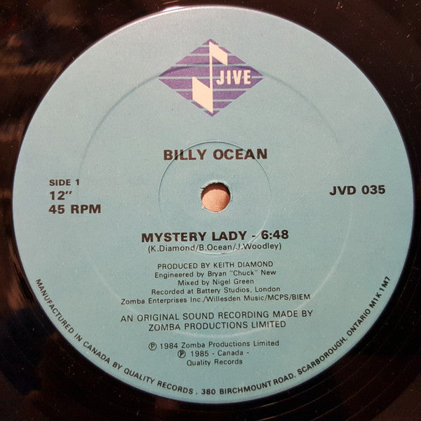 Dame mystérieuse Billy Ocean