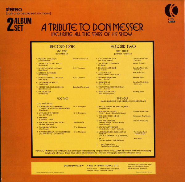 A Tribute To Don Messer | Rectangle Triangle