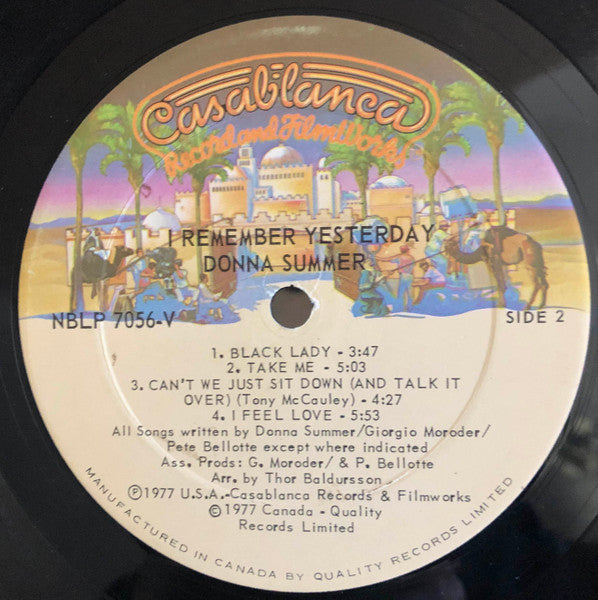 I Remember Yesterday Donna Summer