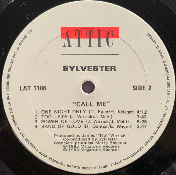 Call Me 3 Sylvester