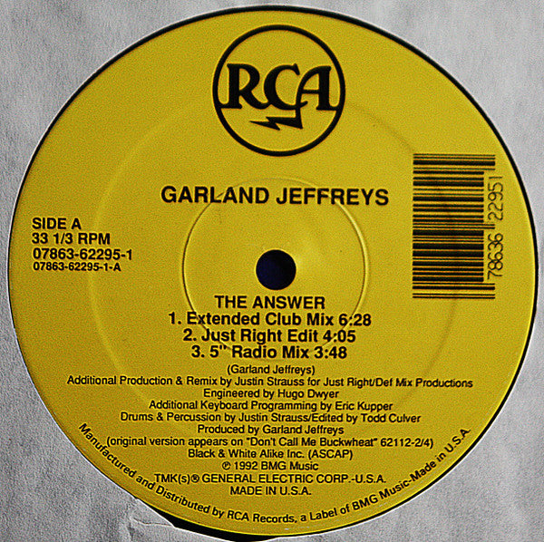 The Answer Garland Jeffreys