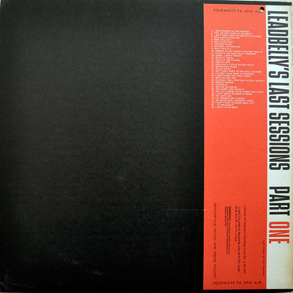 Leadbelly's Last Sessions Part One | Rectangle Triangle