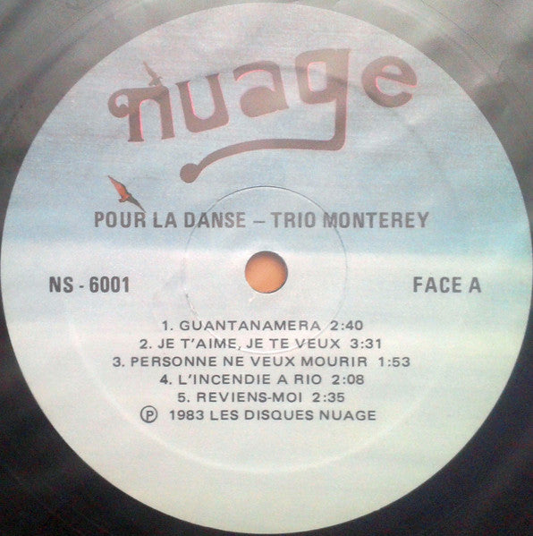 Un Authentique Disque De Danse Avec Le Trio Monterey Vol. 1 Le Trio Monterey