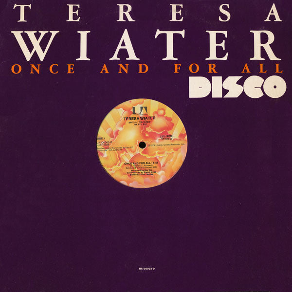 Once And For All (Special Disco Mix) Teresa Wiater