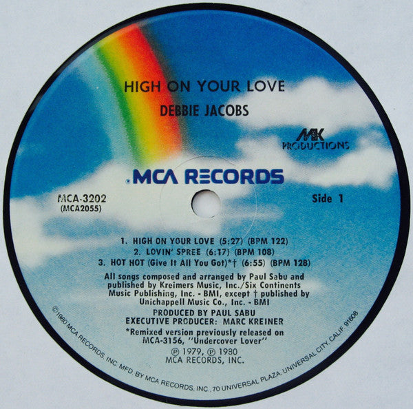 High On Your Love Debbie Jacobs