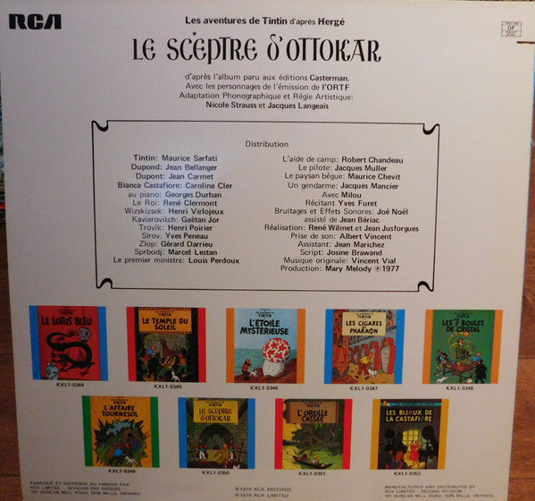 Les Aventures De Tintin - Le Sceptre D'Ottokar Hergé