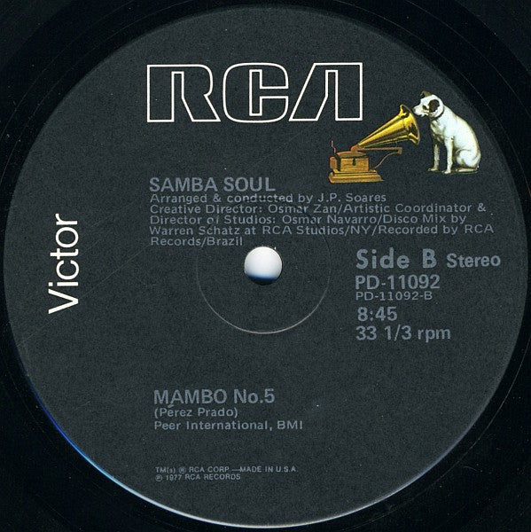 Chove Chuva / Mas Que Nada / Mambo No. 5 Samba Soul