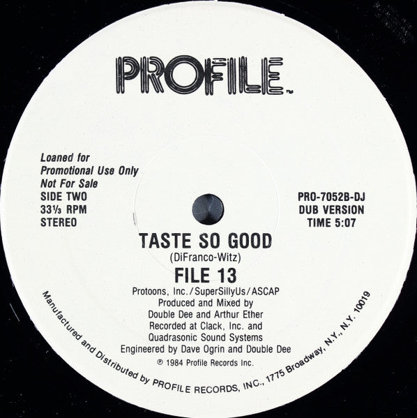Taste So Good File 13