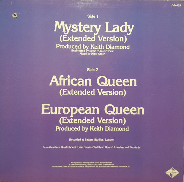 Dame mystérieuse Billy Ocean