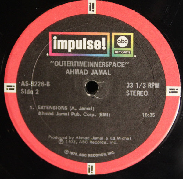 Temps extérieur et espace intérieur Ahmad Jamal