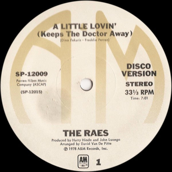 A Little Lovin' (Keeps The Doctor Away) 2 The Raes