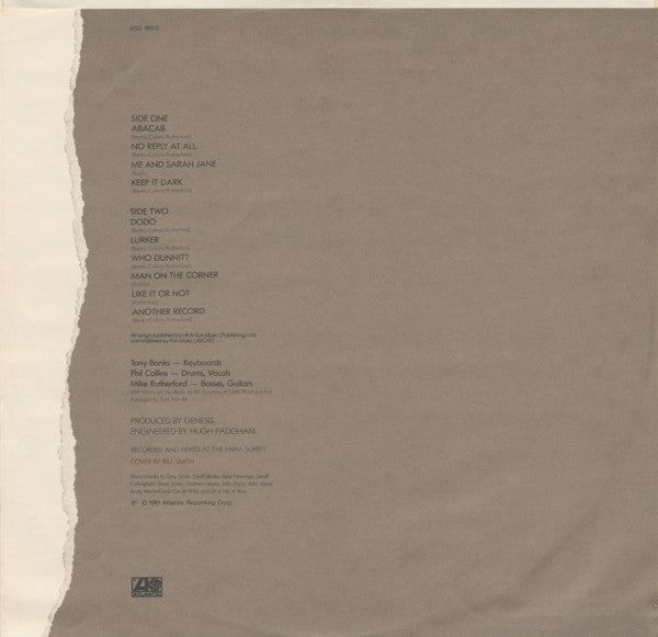 Abacab Genèse